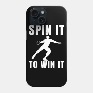 Mens Discus Spin To Win Athlete Gift Phone Case