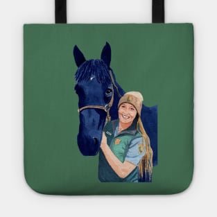 National Park Service Ranger and Roy Tote