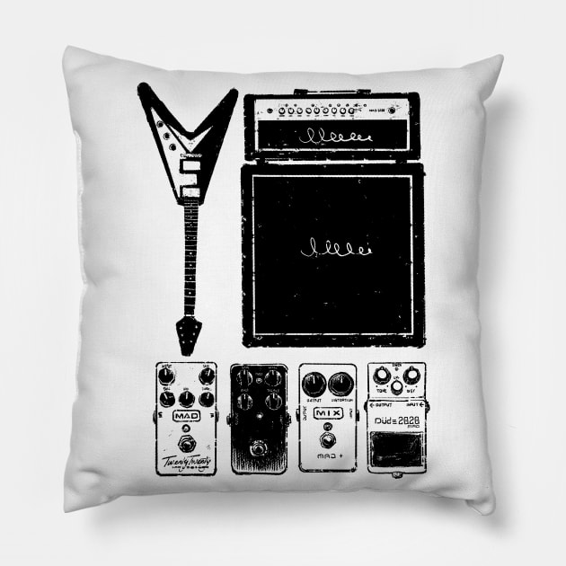 Rock & Roll Pillow by mannypdesign