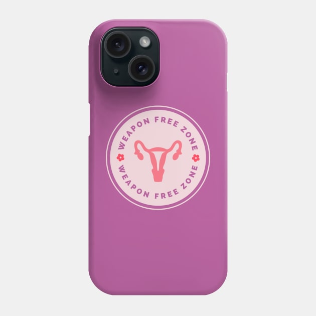 Weapon Free Zone Phone Case by Jujufox