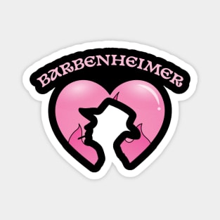 Barbenheimer - pink Magnet