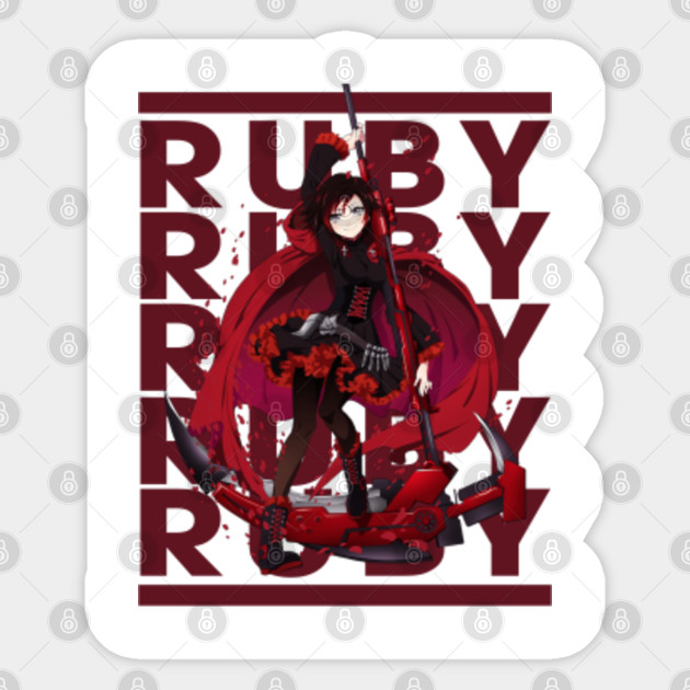 Retro Rwby Character Shirt Ruby Funny Anime Manga Gifts Rwby