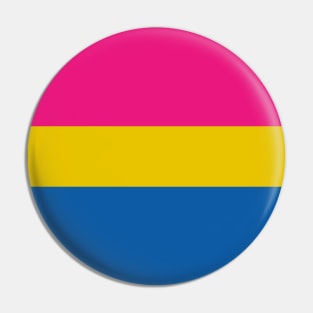 Seamless Repeating Pansexual Pride Flag Pattern Pin