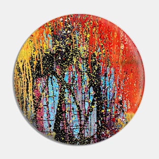 Abstract art Pin