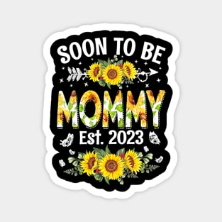 Soon To Be Mommy 2023 Sunflower Magnet