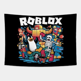 Roblox Kids - Boy and Girl Tapestry