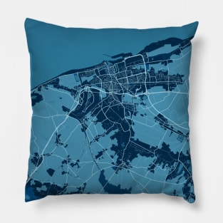 Calais - France Peace City Map Pillow