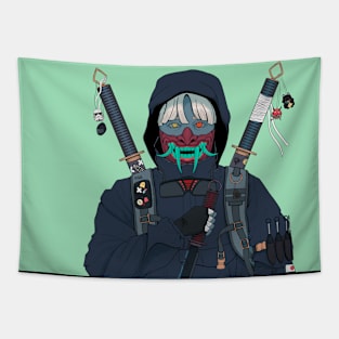 Urban Ninja Tapestry