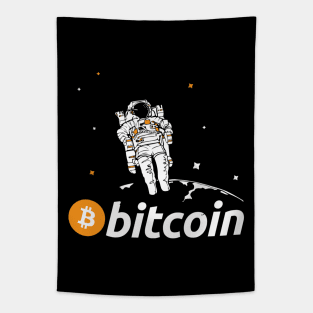 BITCOIN - TO THE MOON Tapestry