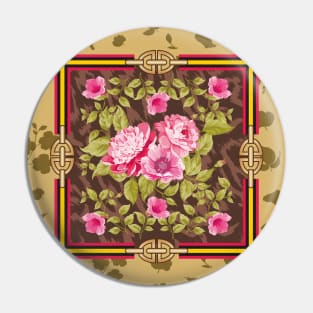 Pink flowers,luxury design Pin