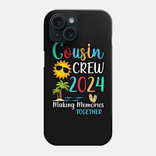 Cousin crew 2024 Summer Vacation Beach Family Trips Matching Phone Case