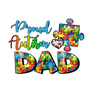 proud autism dad T-Shirt