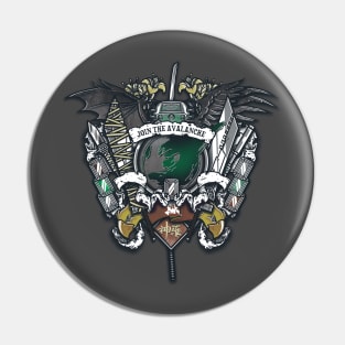 7th Fantasy Crest Pin