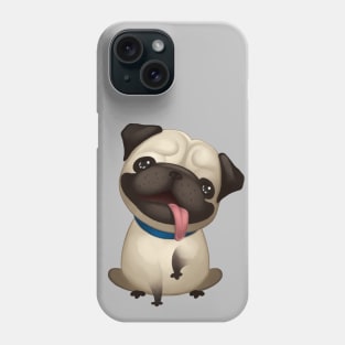 Derpy Pug Phone Case