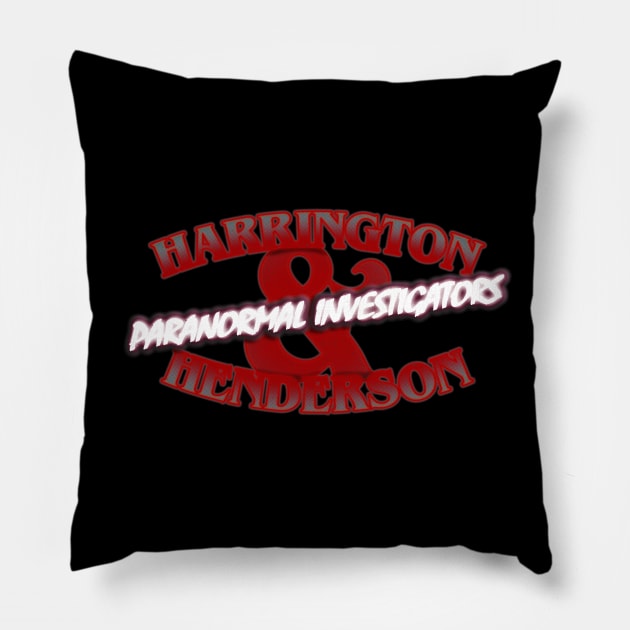 Harrington & Henderson Work Tee Pillow by ElliotLouisArt