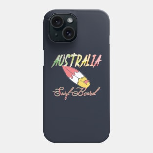 Australia surf board Phone Case