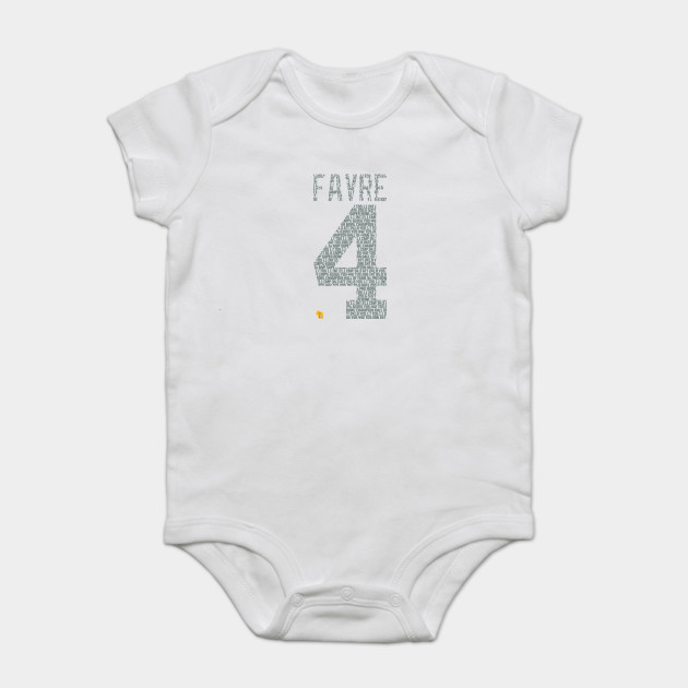 Brett Favre Packers Numbers Brett Favre Onesie Teepublic
