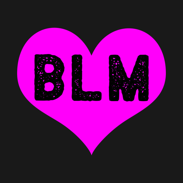 Disover BLM - Black Lives Matter Hot Pink Heart - Blm - T-Shirt