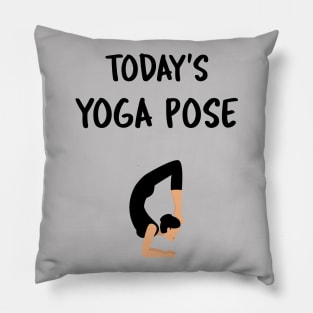 Today's Yoga Pose Pillow