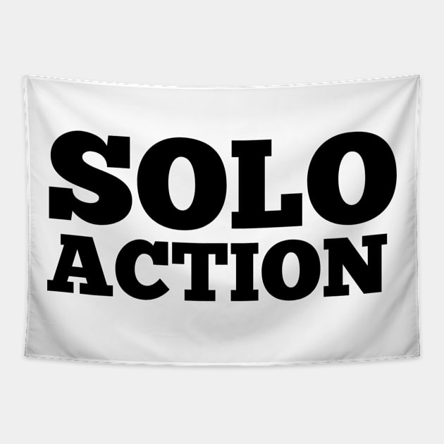 solo action Tapestry by FromBerlinGift