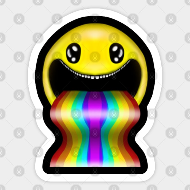 Smile Epic Face Sticker - Smile Epic Face Rainbow - Discover & Share GIFs