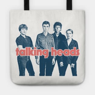 Talking Heads // Retro Style Fan Art Design Tote