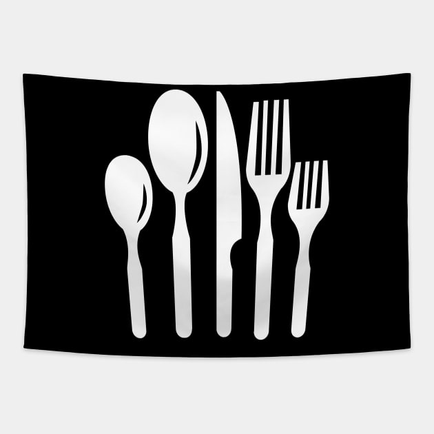 cutlery Tapestry by FromBerlinGift