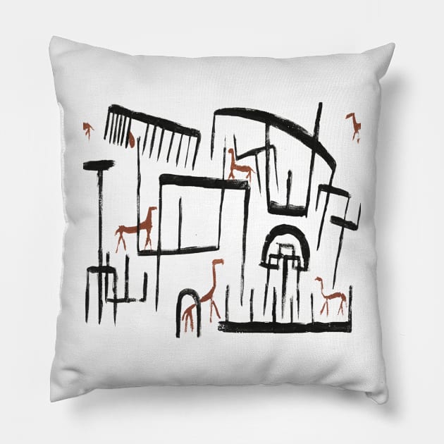 Untitled 1 Pillow by wallofarts