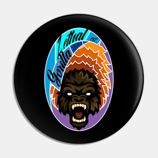 Aesthetic Lethal Gorilla illustration Pin