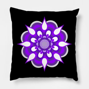 Purple Star Pattern Pillow