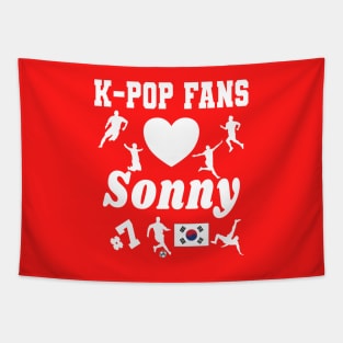 K-POP Fans love Sonny # 7 - with heart and action poses Tapestry