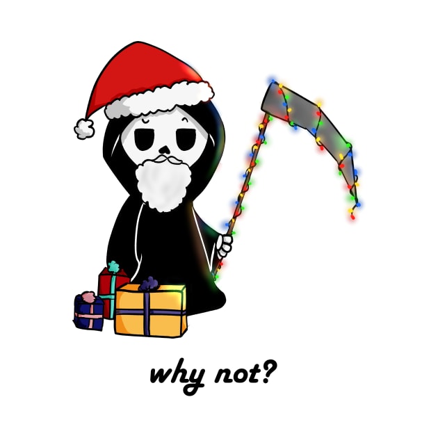 Christmas Grim Reaper by ArtsyStormy