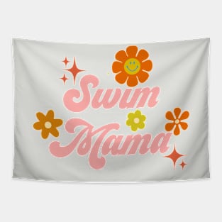 Swim Mama - 70s style - pink Tapestry