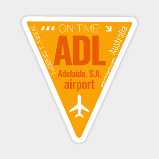 ADL airport code AUSSIE sand Magnet
