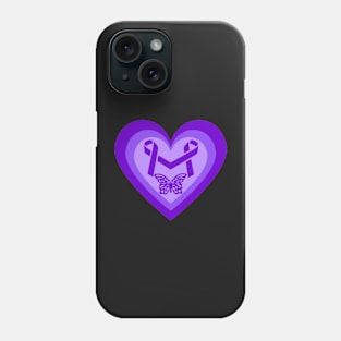 IBD Awareness Hearts and Awareness Ribbons Phone Case