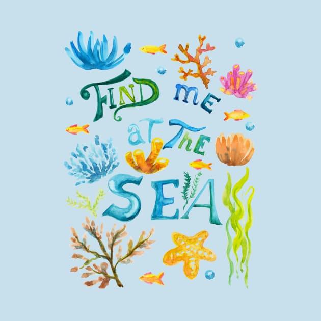 Find Me at the Sea by SWON Design