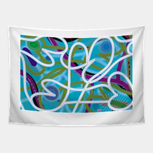 Night Swim Tapestry