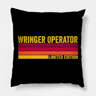 Wringer Operator Pillow