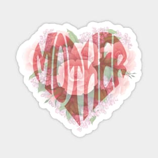 Mama and heart shaped roses Magnet