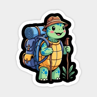 Turtle Trekking Adventure Magnet