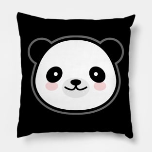 Panda Kawaii Face Pillow