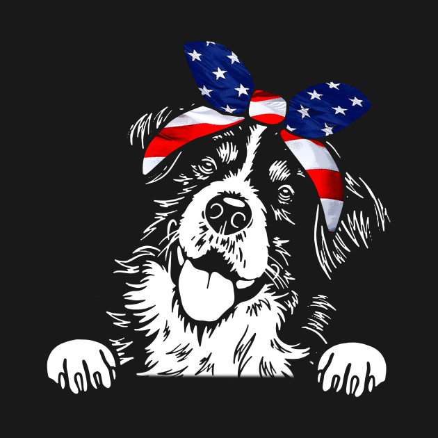 Gentle Giants Bernese Love, Urban American Flag Tee Extravaganza by Gamma-Mage