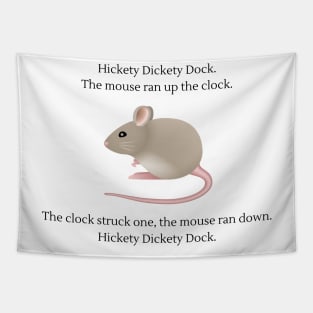 Hickety Dickety Dock Nursery Rhyme Tapestry