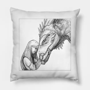 My Dragon Friend Pillow