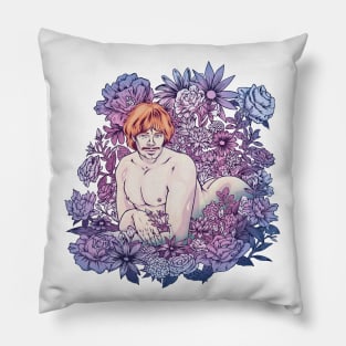 Springtime Purple Romance Pillow