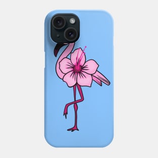 Flamingo Floral, Hawaiian Flower, Love Flamingos Phone Case