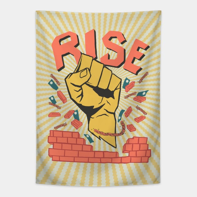 Rise Tapestry by rjartworks