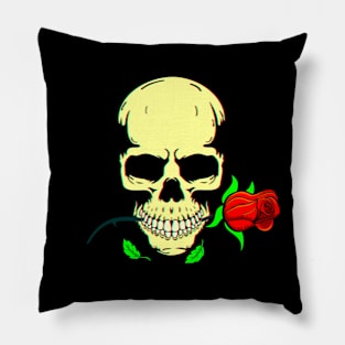 Skull N Roses 3D Pillow