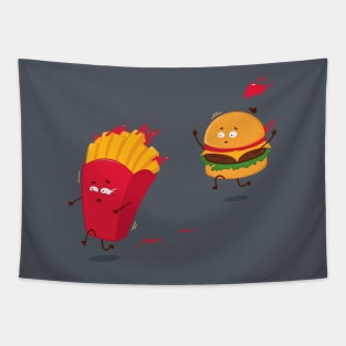 Fast food story Tapestry