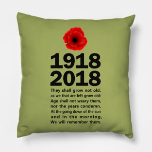 World War One Centenary Pillow